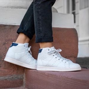 Adidas Stan Smith Leather Mid Snake Skin 7/7.5